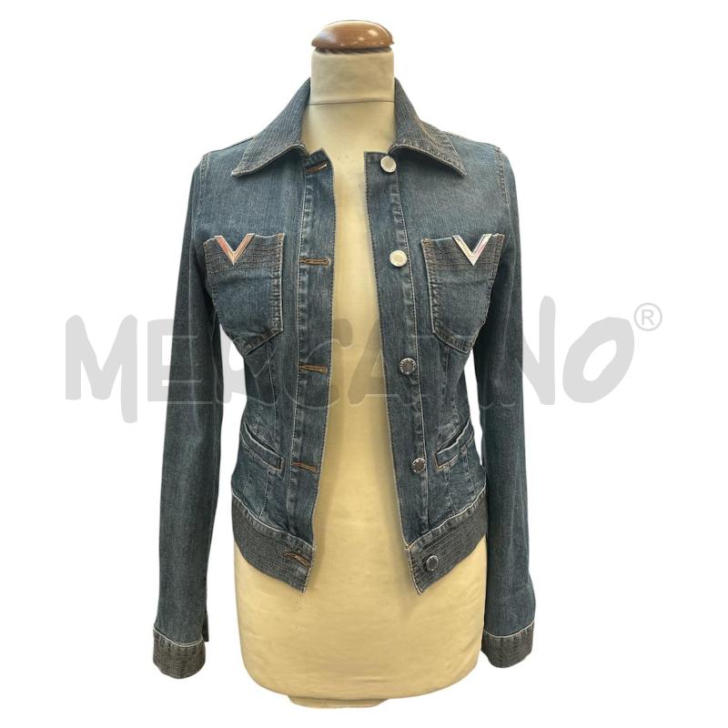 GIACCA DONNA RED VALENTINO DENIM APPLICAZIONI TASCHE  | Mercatino dell'Usato Cava de tirreni 1
