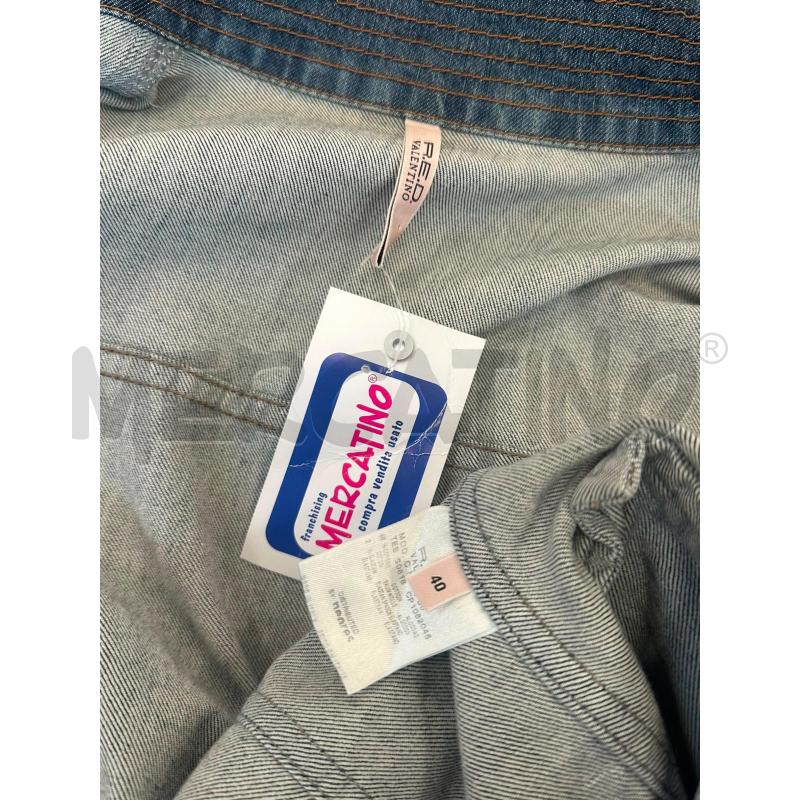 GIACCA DONNA RED VALENTINO DENIM APPLICAZIONI TASCHE  | Mercatino dell'Usato Cava de tirreni 2