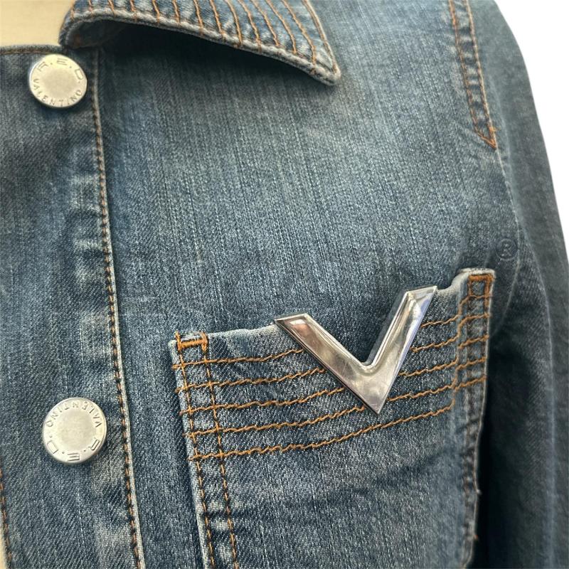 GIACCA DONNA RED VALENTINO DENIM APPLICAZIONI TASCHE  | Mercatino dell'Usato Cava de tirreni 3