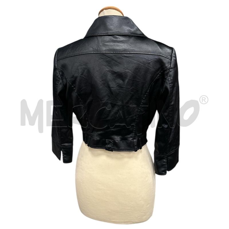 GIACCA DONNA ROBERTO CAVALLI NERA TASCHE INTERNO MACULATO  | Mercatino dell'Usato Cava de tirreni 4