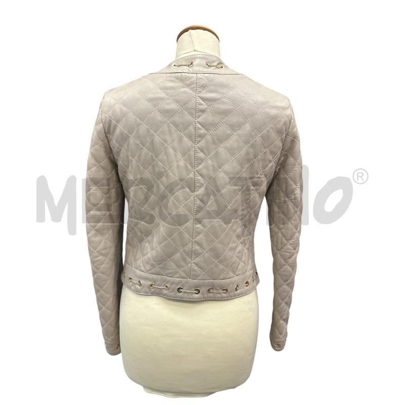 GIACCA DONNA SHI VERA PELLE BEIGE CATENA DORATA | Mercatino dell'Usato Cava de tirreni 5