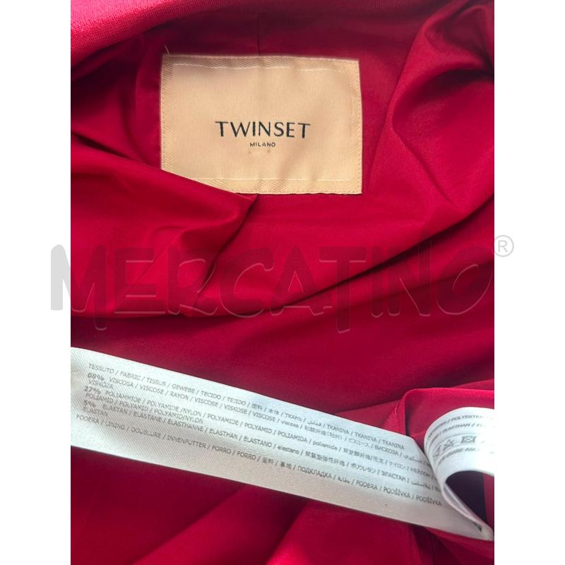 GIACCA DONNA TWINSET ROSSA | Mercatino dell'Usato Cava de tirreni 2