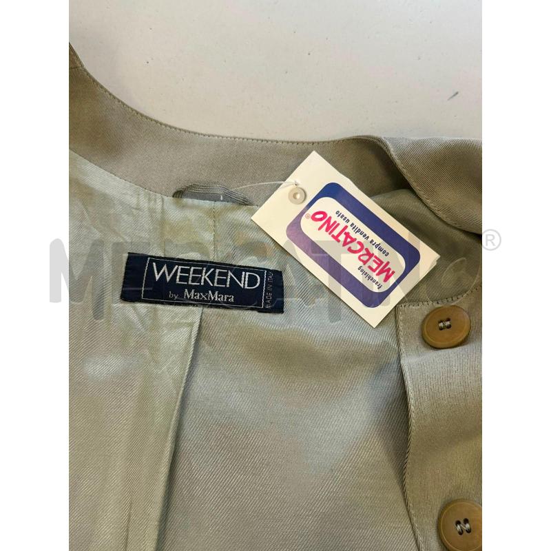 GIACCA DONNA WEEKEND MAX MARA VERDE MISTO COTONE VISCOSA  | Mercatino dell'Usato Cava de tirreni 2