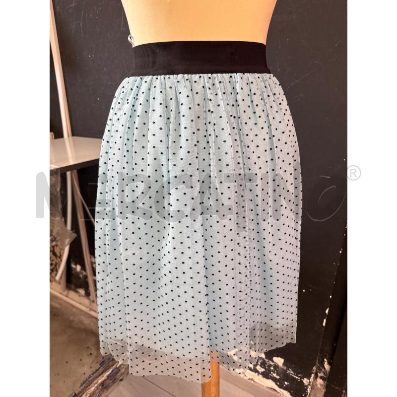 GONNA PINKO CELESTE TULLE POIS NERI MOLLA  | Mercatino dell'Usato Cava de tirreni 3
