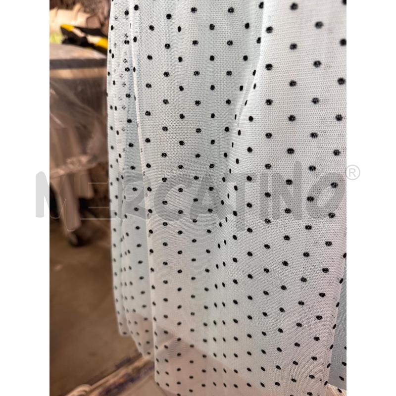 GONNA PINKO CELESTE TULLE POIS NERI MOLLA  | Mercatino dell'Usato Cava de tirreni 4