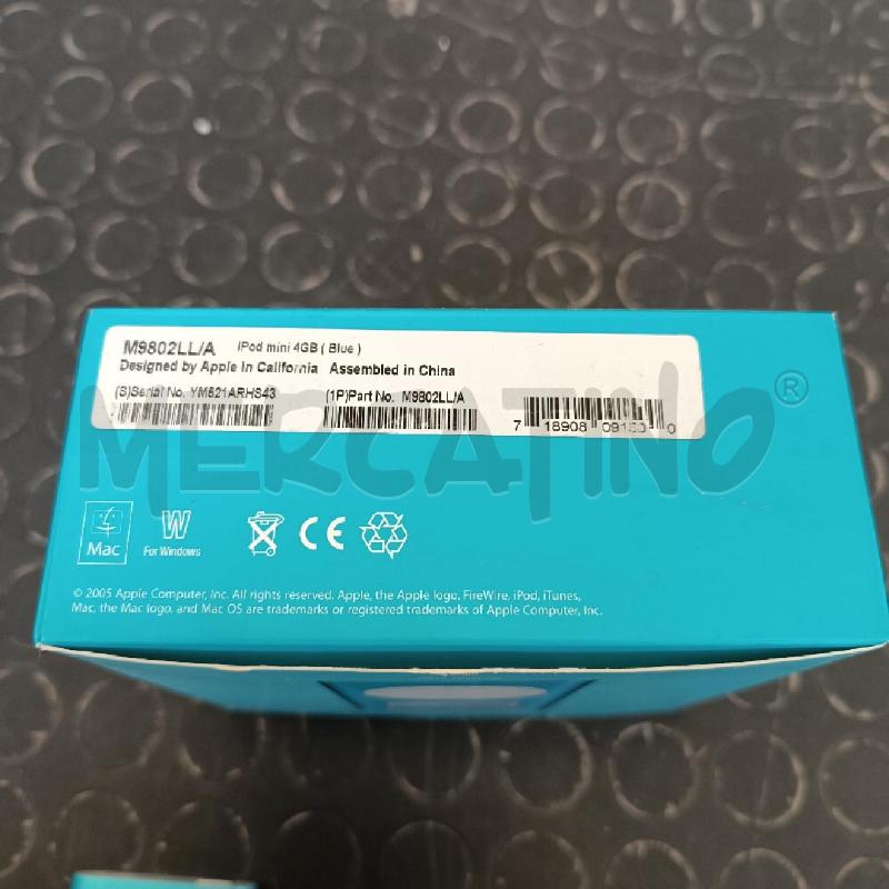 IPOD MINI APPLE CON SCATOLA + CAVO  | Mercatino dell'Usato Cava de tirreni 4