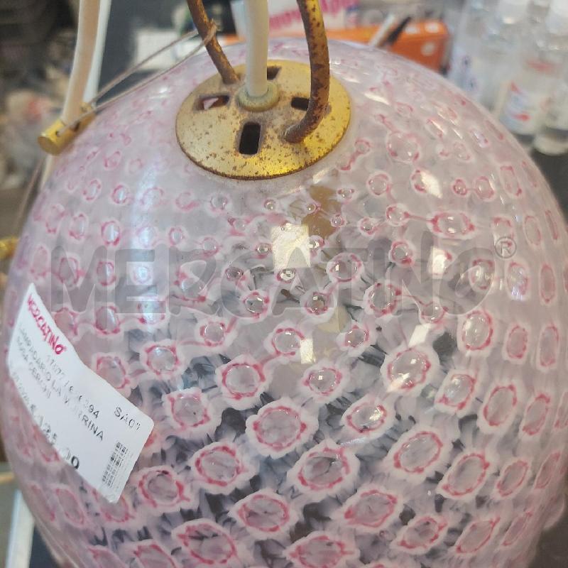 LAMPADARIO LA MURRINA ROSA CERCHI | Mercatino dell'Usato Cava de tirreni 4