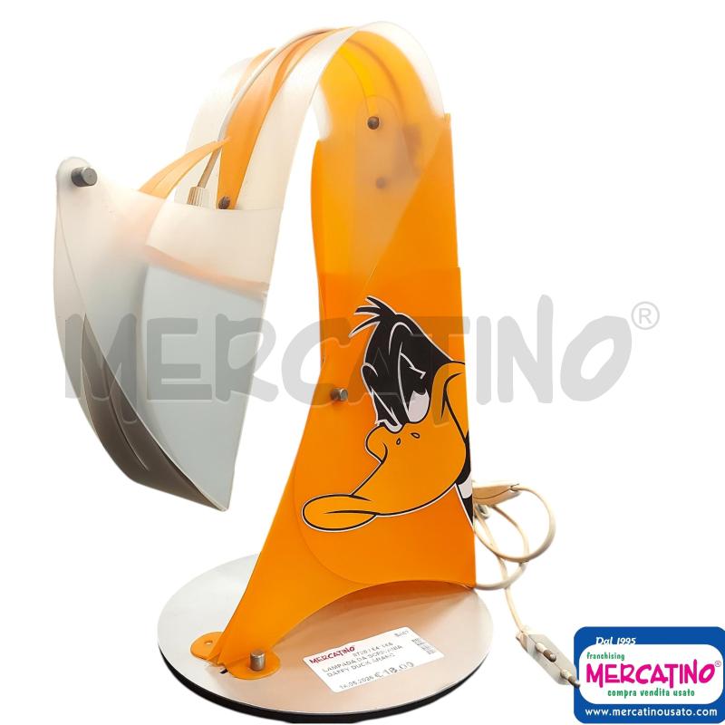 LAMPADA DA SCRIVANIA DAFFY DUCK ARANCIONE BASE ARG. | Mercatino dell'Usato Cava de tirreni 1