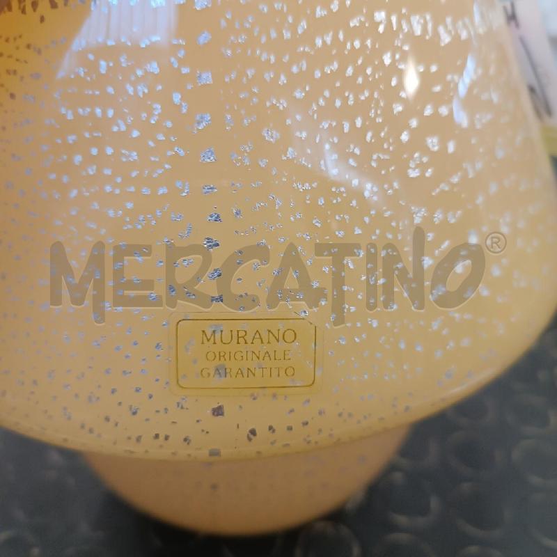 LAMPADA IN VETRO MURANO DORATA FORMA FUNGO SENZA IMPIANTO | Mercatino dell'Usato Cava de tirreni 2