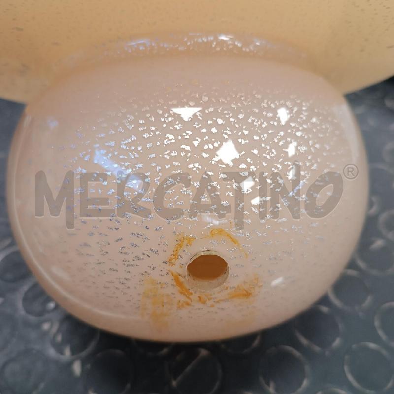 LAMPADA IN VETRO MURANO DORATA FORMA FUNGO SENZA IMPIANTO | Mercatino dell'Usato Cava de tirreni 3