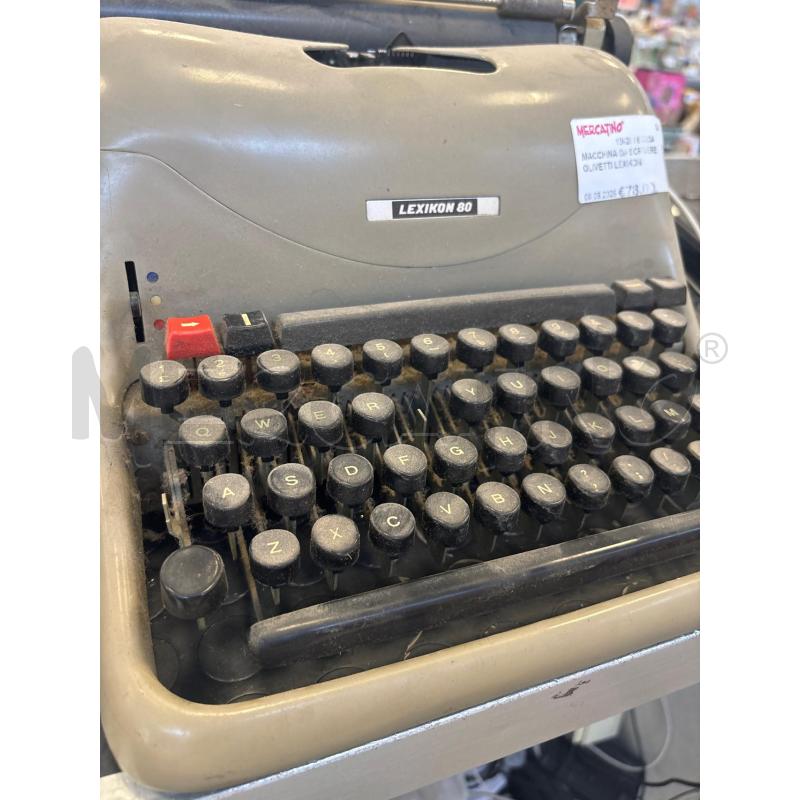 MACCHINA DA SCRIVERE OLIVETTI LEXIKON 80  | Mercatino dell'Usato Cava de tirreni 3