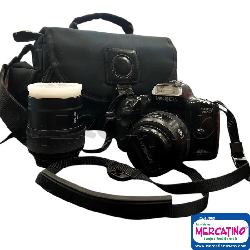 MACCHINA FOTOGRAFICA MINOLTA MAXXUM 300SI+OBB AF 35-70+OBB AF 80-200+BORSA | Mercatino dell'Usato Cava de tirreni 1