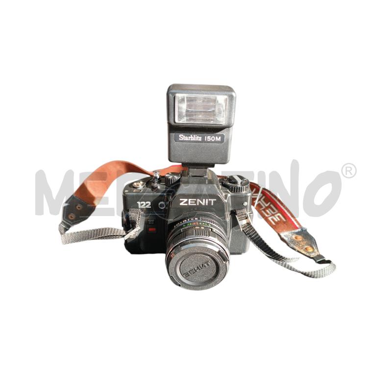 MACCHINA FOTOGRAFICA  ZENIT 122 + FLASH 150M | Mercatino dell'Usato Cava de tirreni 1