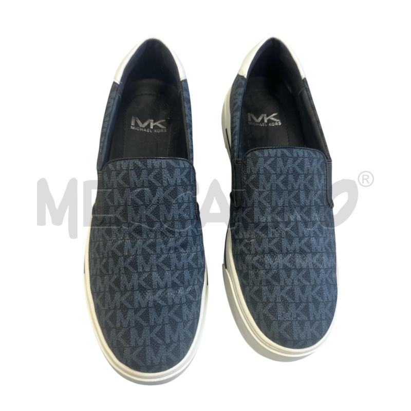 MOCASSINI PELLE UOMO MICHAEL KORS BLU SCRITTE | Mercatino dell'Usato Cava de tirreni 1