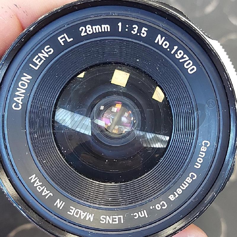 OBIETTIVO CANON LENS FL 28 MM 1:3.5 | Mercatino dell'Usato Cava de tirreni 2