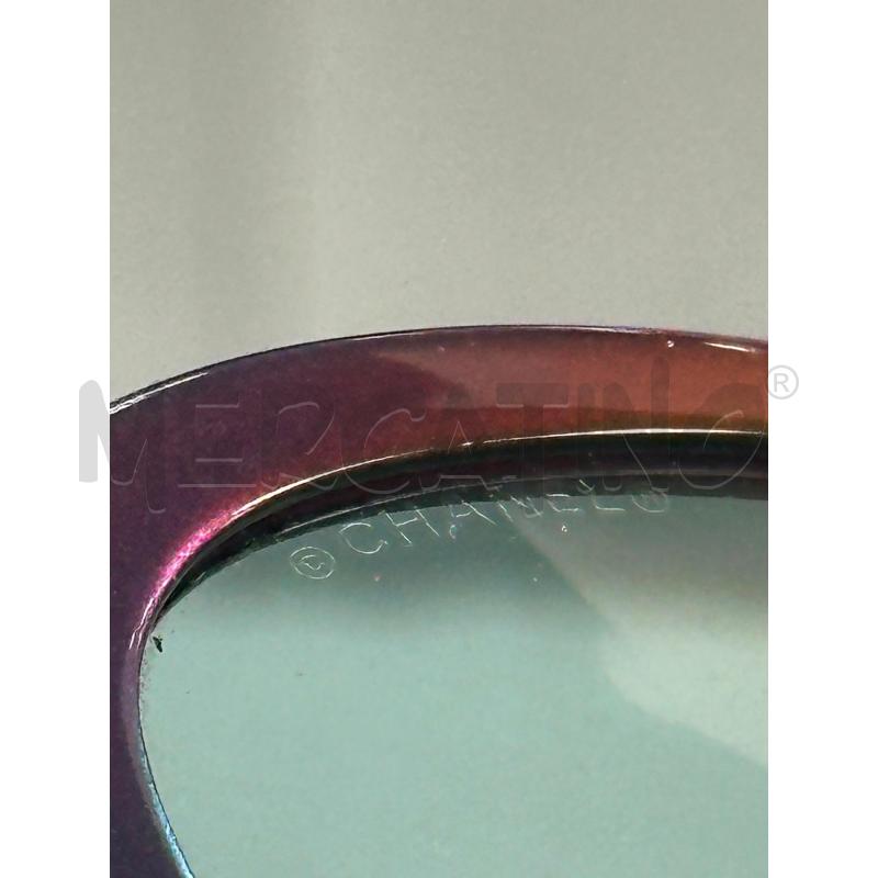 OCCHIALI DONNA CHANEL 3010 C 530 VERDI ROSSI SFUMATI | Mercatino dell'Usato Cava de tirreni 2