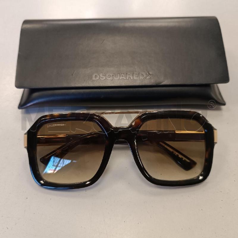 OCCHIALI UOMO DSQUARED DS0029/S NERI DORATI | Mercatino dell'Usato Cava de tirreni 1