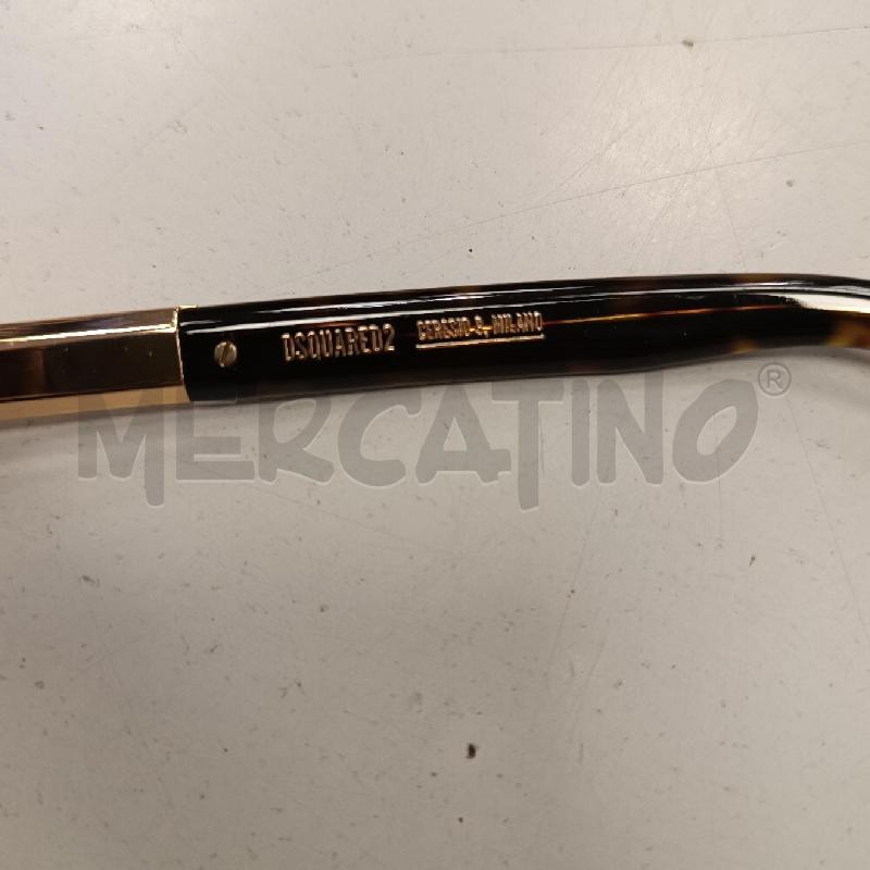 OCCHIALI UOMO DSQUARED DS0029/S NERI DORATI | Mercatino dell'Usato Cava de tirreni 3