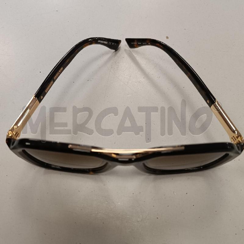 OCCHIALI UOMO DSQUARED DS0029/S NERI DORATI | Mercatino dell'Usato Cava de tirreni 5