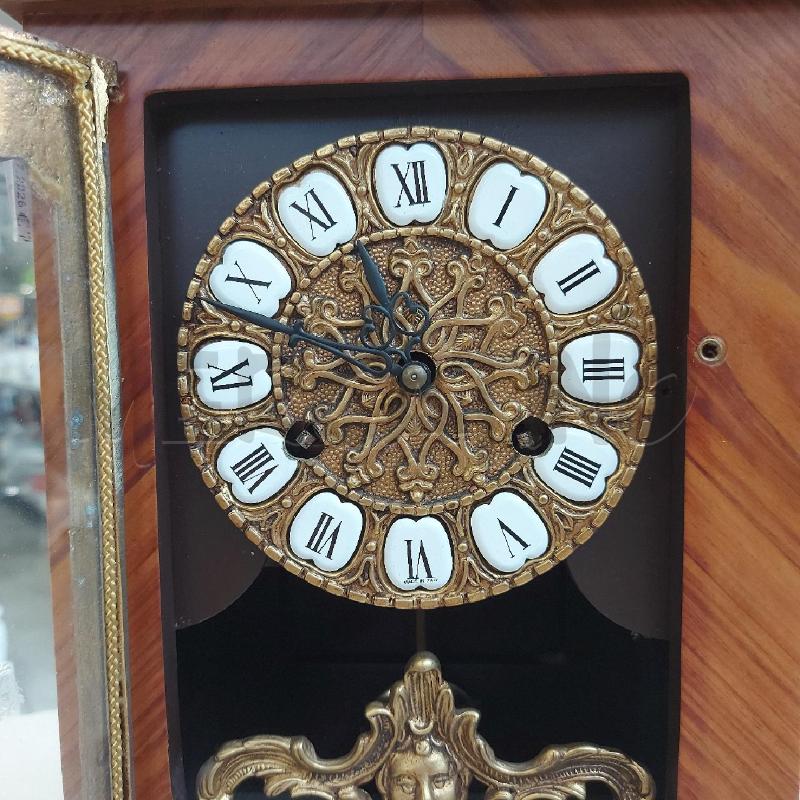 OROLOGIO A CARICA DORATO LEGNO  | Mercatino dell'Usato Cava de tirreni 2