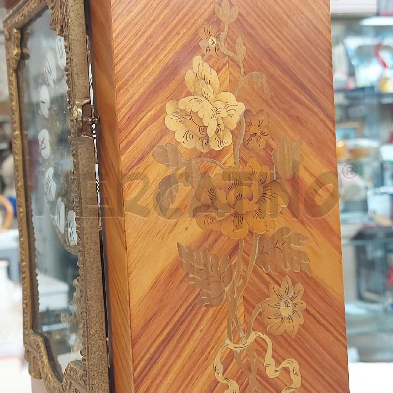 OROLOGIO A CARICA DORATO LEGNO  | Mercatino dell'Usato Cava de tirreni 3