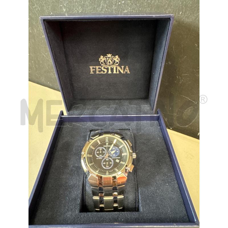 OROLOGIO DA POLSO FESTINA SILVER QUADRANTE BLU | Mercatino dell'Usato Cava de tirreni 2