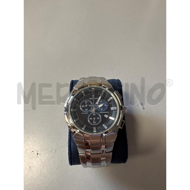 OROLOGIO DA POLSO FESTINA SILVER QUADRANTE BLU | Mercatino dell'Usato Cava de tirreni 3