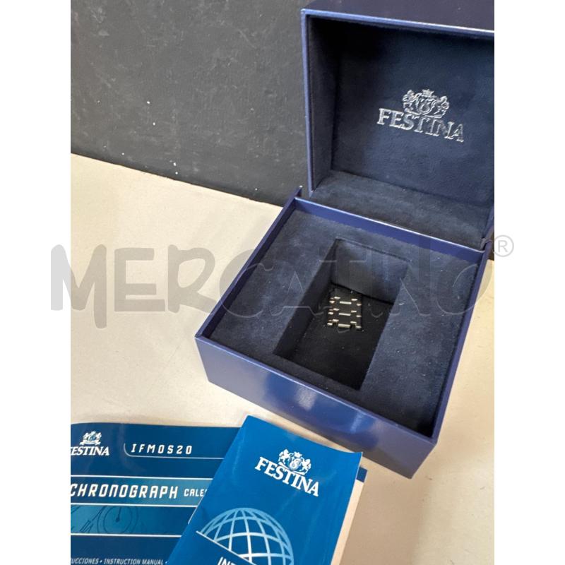OROLOGIO DA POLSO FESTINA SILVER QUADRANTE BLU | Mercatino dell'Usato Cava de tirreni 4