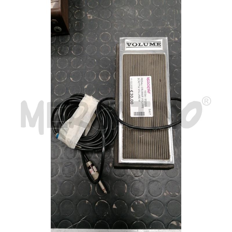 PEDALI CRUMAR VOLUME SCRITTA VOLUME METALLO | Mercatino dell'Usato Cava de tirreni 1