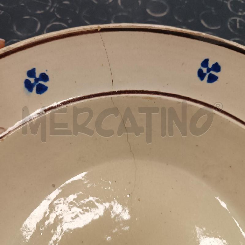 PIATTO CERAMICA BEIGE VECCHIO FONDO  | Mercatino dell'Usato Cava de tirreni 3