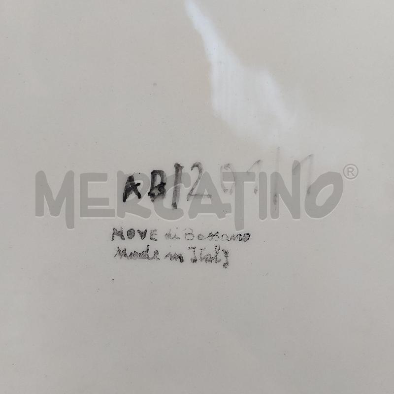 PIATTO ESPOSITIVO PORCELLANA BASSANO FIORI  | Mercatino dell'Usato Cava de tirreni 2