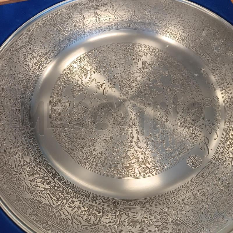 PIATTO PIETRO BERETTA METALLO  | Mercatino dell'Usato Cava de tirreni 3