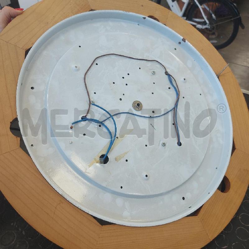 PLAFONIERA MODELLO TIFFANY LEGNO 56CM | Mercatino dell'Usato Cava de tirreni 4