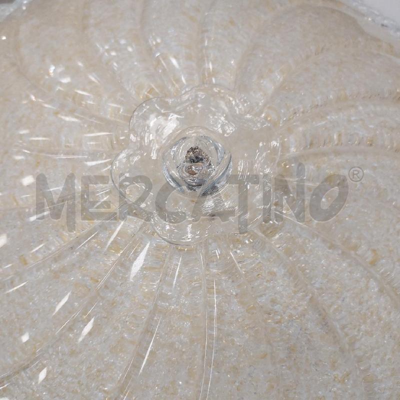 PLAFONIERA MURANO GIALLO BIANCO | Mercatino dell'Usato Cava de tirreni 3
