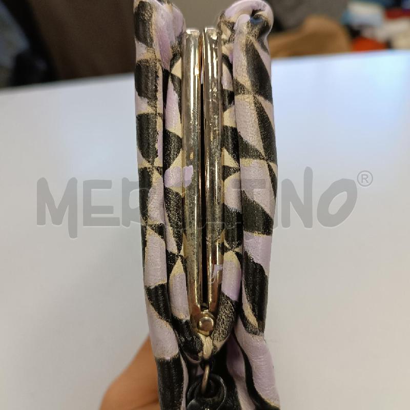 POCHETTE DOLCE E GABBANA VIOLA NERA FANTASIA RETTANGOLARE | Mercatino dell'Usato Cava de tirreni 4