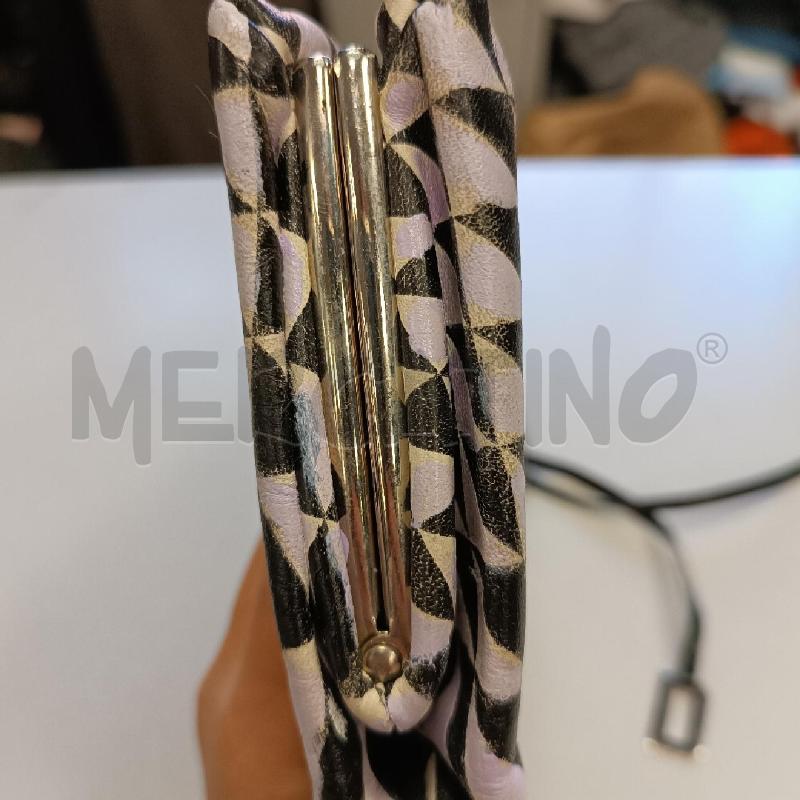 POCHETTE DOLCE E GABBANA VIOLA NERA FANTASIA RETTANGOLARE | Mercatino dell'Usato Cava de tirreni 5