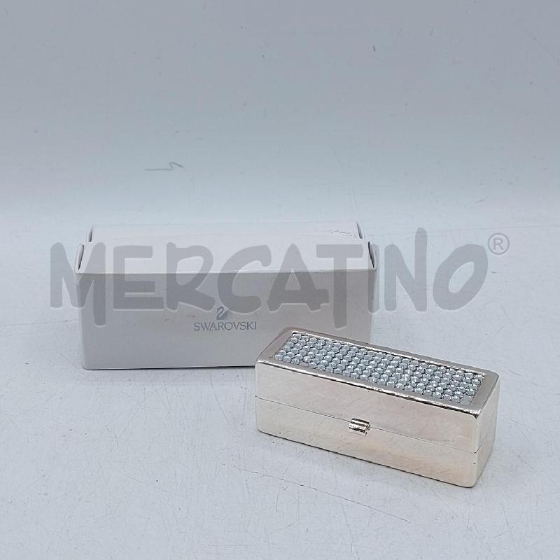 PORTA ROSSETTO SWAROVSKI ACCIAIO E PIETRINE | Mercatino dell'Usato Cava de tirreni 1