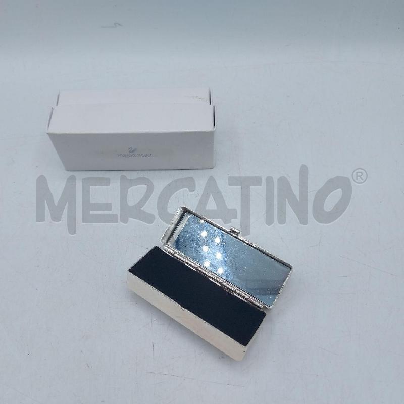PORTA ROSSETTO SWAROVSKI ACCIAIO E PIETRINE | Mercatino dell'Usato Cava de tirreni 3