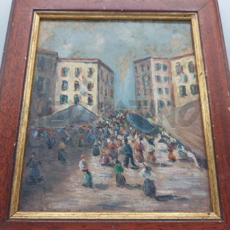 QUADRETTO MERCATO CON PALAZZI | Mercatino dell'Usato Cava de tirreni 2