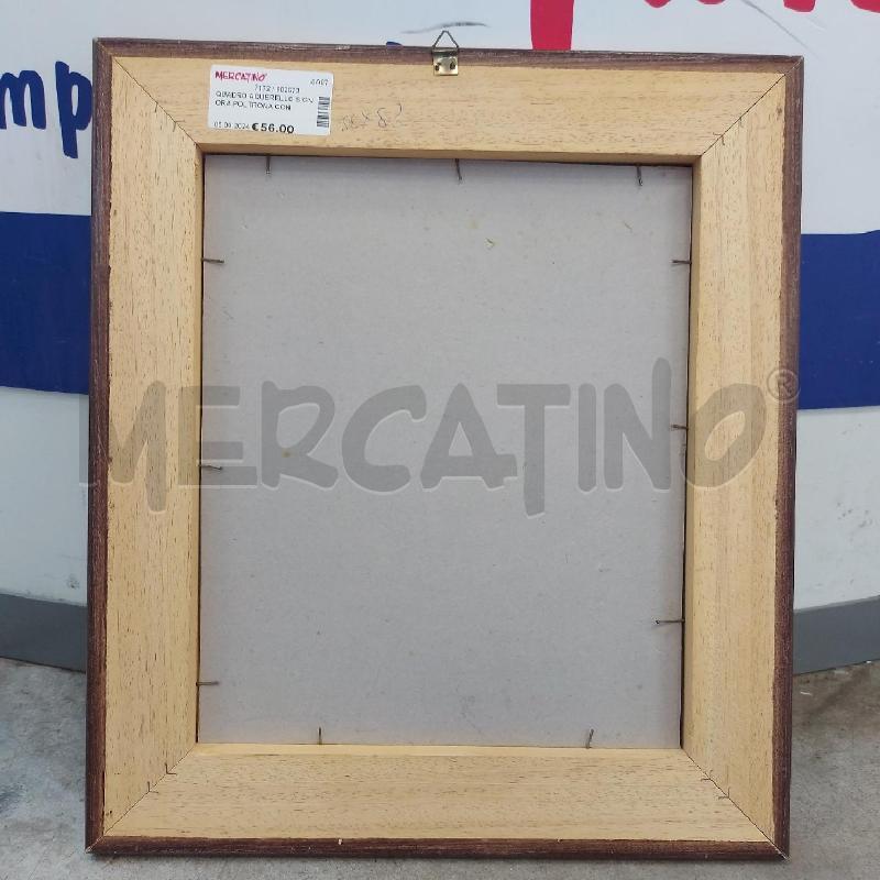QUADRO AQUERELLO SIGNORA POLTRONA CON GATTO | Mercatino dell'Usato Cava de tirreni 5
