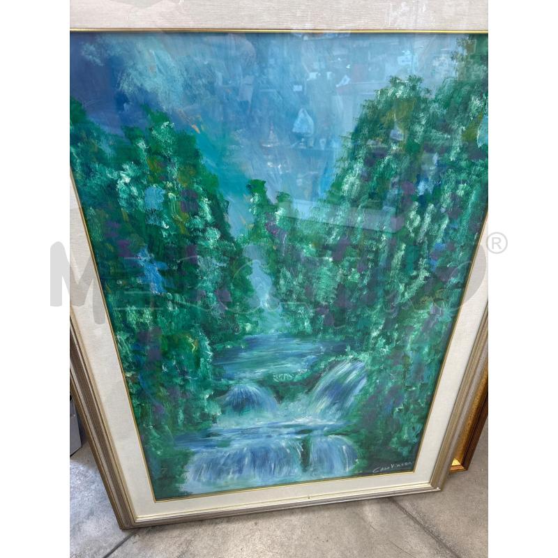 QUADRO CASO VINCENZO CASCATA BLU  | Mercatino dell'Usato Cava de tirreni 2