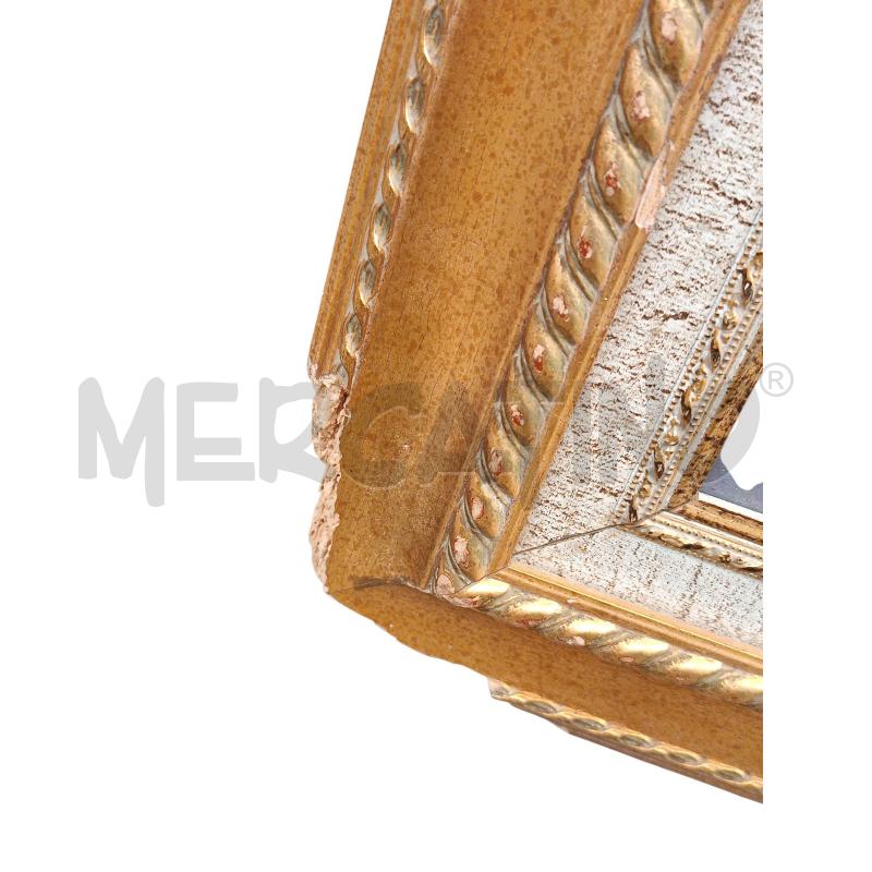 QUADRO FRANCO GATTO 60*60 CORNICE ROVINATA | Mercatino dell'Usato Cava de tirreni 2