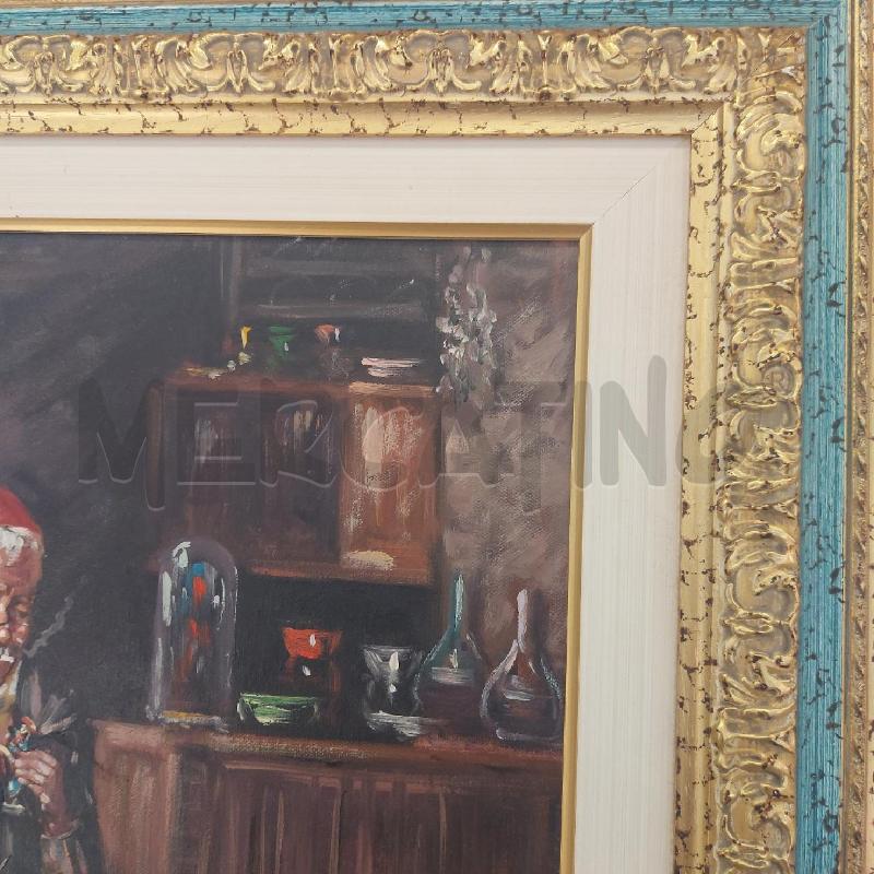 QUADRO LANZILLO 50*70 ANZIANO CON PIPA | Mercatino dell'Usato Cava de tirreni 4