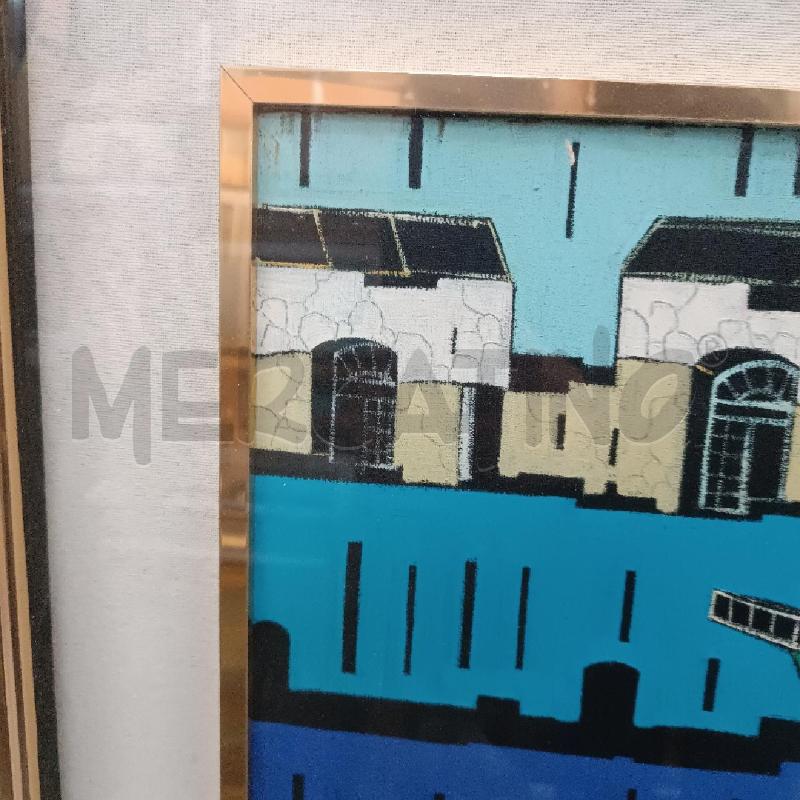 QUADRO MARCELLO PIACENTINI TIRO DI RETI 60X80 | Mercatino dell'Usato Cava de tirreni 4