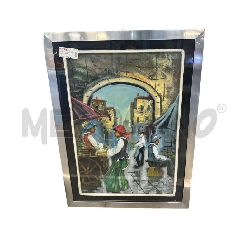 QUADRO MERCATO SOTTO PONTE CASE 65X45 | Mercatino dell'Usato Cava de tirreni 1