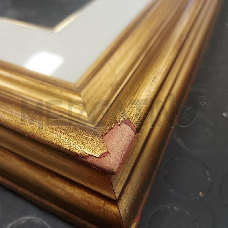 QUADRO SANTORO CORNICE DORATA CON VASO FIORI | Mercatino dell'Usato Cava de tirreni 4