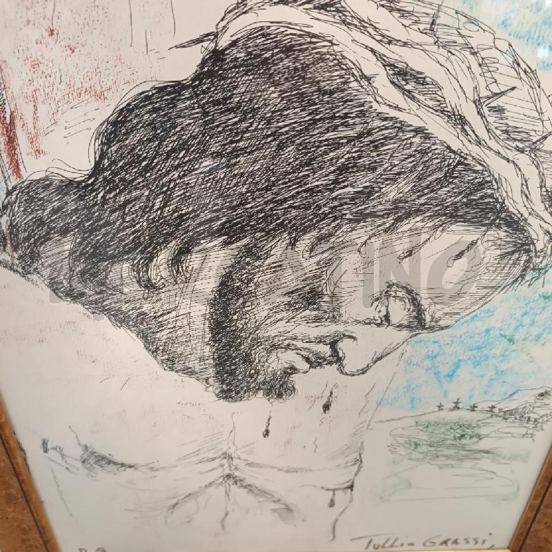 QUADRO TULLIO GRASSI GESU' | Mercatino dell'Usato Cava de tirreni 4