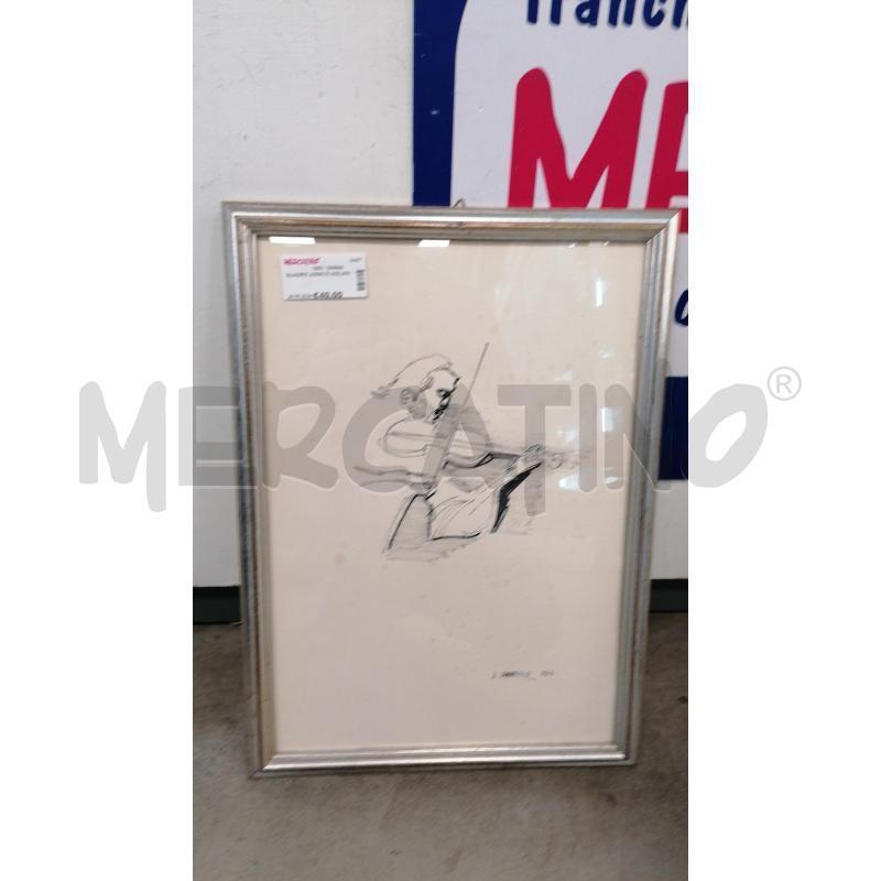 QUADRO UOMO E VIOLINO | Mercatino dell'Usato Cava de tirreni 1