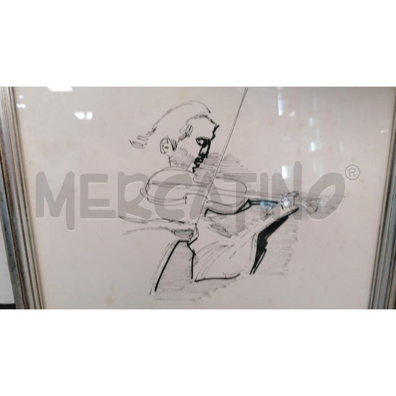 QUADRO UOMO E VIOLINO | Mercatino dell'Usato Cava de tirreni 2