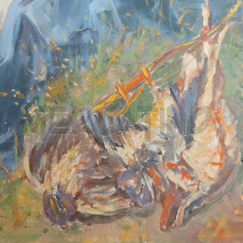 QUADRO VALERIANI 60*120 RAGAZZE AL BAGNO  | Mercatino dell'Usato Cava de tirreni 4